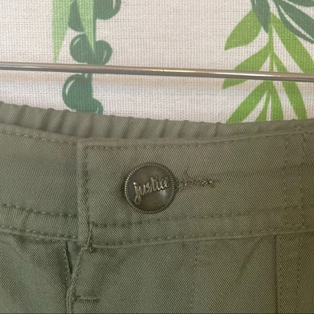 Size 12 Kids Olive Green Joggers A1